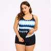 Costumi da bagno femminile da donna stampare in bikini a due pezzi da bagno top costumi da bagno nuoto tankini