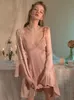 Ins New Fun Pure Desire Nightwear Ice Silk Satin Sexig och charmig högkvalitativ nattkläder Home Fury 6602