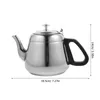 Dinnerware Sets Kettle Small Tea Pot Stovetop Kettles Metal Kitchen Stainless Steel Teapot Pots