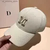 Caps de bola Designer de marca de moda Womens Baseball Hat SunHats M Gorras Kpop Capeau Visores femininos Hip Hop Hat DropShipp Q2404251
