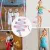 Gymnastics Art Gymnastics Dance Kid Glitter Stage Show Lint Flashing Ballet met stick Sport Performance Twirling Prop
