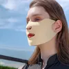 Sjaals zomerzon uv bescherming Ademend wasbaar wasbaar herbruikbare zijden gezicht sluier sjaal voor vrouwen anti-uv dekking zonnebrandcrème masker