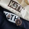 KITH T-shirt Designer Top Quality Luxury Fashion Loose And Comfortable T-Shirt Box Coffee Cup Ice Cream Short Sleeved T-shirt Loose Oversized Couple