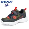 Chaussures décontractées Bona 2024 Designers Sneakers Enfants Walking Walking Kids Breathable Mesh Boys Sport Running Girls