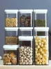 Food Savers Storage Containers storage containers Kitchen and organization Bulk Sealed food boxes Plastic organizer orders H240425