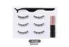 Yanlış Kirpikler Manyetik Eyeliner Sıvı Tweezer Set Göz Kirpikleri Kadınlar Uzun Ölü Makeup4703478