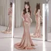 Runway Dresses Shiny Champagne Gold Celebrity Strapless V-hals Spaghetti Strap Mermaid Backless Sexy Long Evening Party Gowns