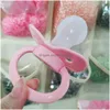 Pacifiers# Pink Pacifier Adt Baby Big Size Sile Nipple Rainbow For Cute Girl Boy Ddlgabdlover 1Pcs 240322 Drop Delivery Kids Materni Dhsfd