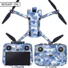 Acessórios Adesivo de PVC para DJI mini 4 Pro Drone Protective Film Provérbia Decalques Remotos de Superfície de Cobertão para DJI RC 2/RC N2 Acessório