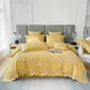 Set di biancheria da letto in euro Lince di ricamo di lusso set di ricami di cotone puro cover design fiore di trapunta pelo 2 camere da letto