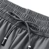 Men Pantalones de seda de hielo Summer Ultra-Dino Refriamiento Sports de secado rápido Pantalones informales sueltos de entrenamiento transpirable Fitness Fitness 240425