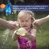Estación de relleno de globo de mano con 500 globos de agua para niños Fun Color al azar de agua al aire libre 240416