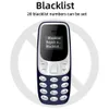 Servo BM10 Mini Mobile Phone 2 SIM بطاقة SIM Bluetooth أذن صوت الصوتير صوت منخفض الصوت تسجيل الصوت