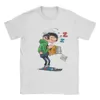 Herr t-shirts mens t-shirt gaston lagaffe magazine bok rolig ren bomullste skjorta kort ärm belgien tecknad film t skjortor besättning nackkläder t240425