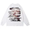 Spring Autumn Dark Loose Custom Couple Long Sleeved Men Women T-shirt Digital Printing Tees