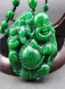 Natural jade jadeite pendant with green dragon jade buddha pendant9961635