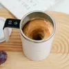 Cafetière électrique thermique portable thermique avec tasses à expresso de couvercle et cafetière de vaisselle à thé
