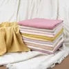 Coperte fasciatura da 3 pezzi Cotton ricevendo coperta per passeggino neonato per bambini Boppete da bagno Assorbent Swaddles Quilt Quilt