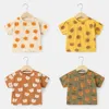 T-shirts zomer kinderkinderen kleding casual full print t-shirt jongens korte mouwen tops meisjes cartoon T-stukken H240425