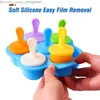 IJsgereedschap 1 stuk van 95 g Food Grade Soft Silicone 7-holes Mini Popsicle Mold Diy Fruit Milkshake Cream Ball Lollipop Making Popsollies Q240425