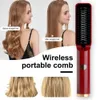 Pannello a piastra wireless portatile con raddrizzamento dei capelli con tecnologia anti-frizz rapida riscaldamento per donne soffici 240424