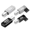 Akcesoria 10pcs USB typu C do USB B MIDI MAL MAL MALE Adapter Drukarka skanera OTG Adapter przesyłania danych USB C