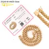 Luxury Plain Design Hip Hop Custom Made 12mm 231G Solid Gold Jewelry 14K Cuban Link Chain