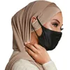 Hijabs moda kobiety natychmiastowe hidżabs krzyż czoła z kolcą przeszywającą ucha Ethic Head Scarfar dolna kapita
