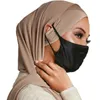 Hijabs Fashion Femmes Instant Hijabs Croix du front avec l'oreille Percing Pullover CAP ETHNIQUE CAPTARF CAP MUSLUM TURBAN BANDANA D240425