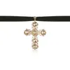 Pendants Original Cross Halskette Europäische und amerikanische Glloy Women Fashion Woman Juwely Accessoires Großhandel