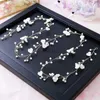 MCA1 Wedding Hair Jewelry Fashion Bridal Wedding Crystal Hair Accessories Pearl Flower Headband Bride Hairband Beads Decoration Hair Comb For Women d240425