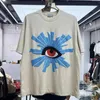 Herren-T-Shirts Sommer Kreativer Fun Eye Foam bedruckt Short Slve T-Shirt Herren Hochwertige Baumwolle losen übergroße obere H240425