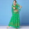 Wear sur scène Bollywood Belly Dance Costume Set Performance Tentifit Murffon Sari Suit Femmes