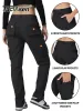 Capris Tacvasen Cotton Cargo Pants Womens Elastic midja utomhus vandringsbyxor Arbeta byxa damer vintage y2k byxor baggy streetwear