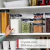 Matbesparare förvaringsbehållare gummimaid Brilliance BPA gratis matlagringsbehållare med lock lämpligt för kök och livsmedelsorganisation containrar H240425