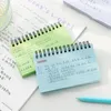 Fogli Fogli Multi Line Color Coil Notebook Simple Tear-Off Book Note portatili Memo per l'apprendimento Diario della scuola di ufficio