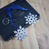 Metal Satin Tassels Flocadores de neve marcadores presentes dos alunos