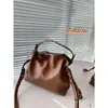 Dziewczyna crossbody loe plisted torebki amerykańska lady hiszpania projektant torebek ramię flamenco torebka torebka anagram 49gu