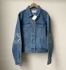 Designer dames jassen denim holle patch geborduurde jassen vroege lente super veelzijdige dames spijkertijd s m l xl