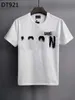 고품질 D S Q Phantom Turtle Mens 티셔츠 2024 New Mens 디자이너 티셔츠 이탈리아 패션 Tshirts 여름 티셔츠 남성 부드럽고 편안한 100%면 탑 DT921