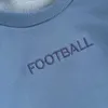Tシャツの子供のサッカーレター刺繍スウェットシャツ長い袖のトップスシャツのためのトップスTEES幼児衣装ベビーアウターウェア