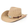 Chapéus de aba larga chapéus chapéus west cowboy fedoras chapéu para chapéus de homem para mulheres cinturões fedora jazz cáps