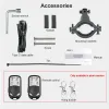 Accessories 125db USB Charging 1300 mAh Bicycle Bell Electric Horn With Alarm Loud Sound for M365 MTB Bike Handlebar Safety Antitheft Alarm