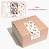 Gift Wrap This Package 20-50pcs Sticker Seal Label Thank You Nice To Meet Too Small Business Handmade Merchandise Decoration Stickers