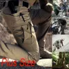Pantaloni militari combattono i pantaloni tattici tattici all'aperto a più tasche pratiche di grandi dimensioni sport casual vintage pantaloni da carico ampio