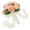 Decorative Flowers Fresh Bridal Bouquet Wedding Bouquets For Bride Romantic Artificial Bridesmaid