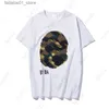 Мужские футболки Mens Tshirts Summer Designer Tshirt Men Cotton Top Fashion High Street Tid