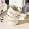 Tumblers Nordic Style Coffee Extract Cups Milk Cup с градуированной шкалой Краткое утолщенное эспрессо измерение кружки H240425