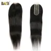 Wigs BAISI Free Part 2x6 Lace Closure Brazilian Straight Closure 100% Human Virgin Hair Closure With Baby Hair Lace Closures Only