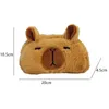 Plush Capybara Pencil Case Portable Cute Creative Makeup Pouch Penns Holder For Boys and Girls Child Teens Kids Home